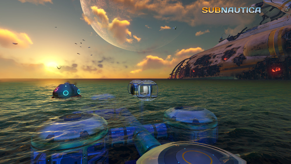 Subnautica early development screenshot