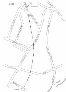 The Lakenham Way map