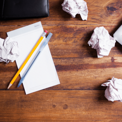 Top tips for early drafts